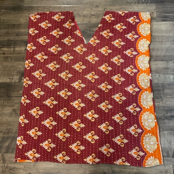 Imported 100% Handmade Pull over Tunic Reversible top - Picture 3 of 6